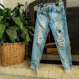 KanCan Light Blue Distressed Skinny Jeans